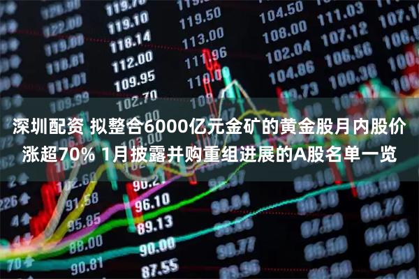 深圳配资 拟整合6000亿元金矿的黄金股月内股价涨超70% 1月披露并购重组进展的A股名单一览